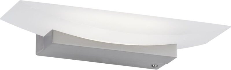 Wandleuchte Wandstrahler Metall Schwarz Dimmbar led b 30 cm Flurleuchte