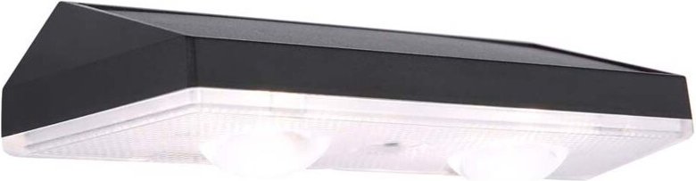 Außenlampe Wandleuchte Solarlampe Fassadenlampe LED Gartenlampe schwarz B 14 cm