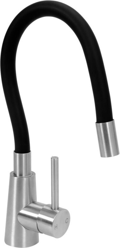 Küchenarmatur Flexible, schwarz, Wasserhahn, Spültischarmatur, Mischbatterie