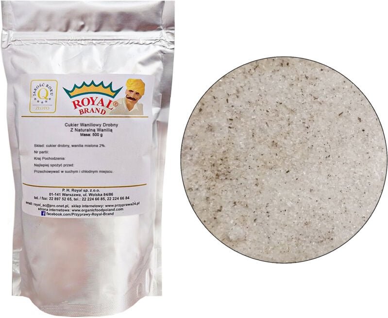 Feiner Vanillezucker 500 g mit NATÜRLICHER VANILLE