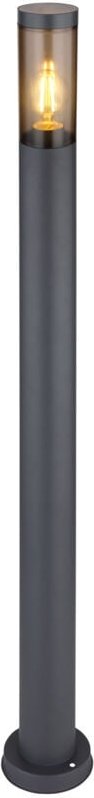 Wegeleuchte boston aus Edelstahl in Anthrazit & Rauch, Höhe 110cm