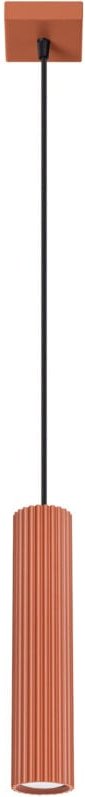 Karbon Minimalistische Pendelleuchte Rot Ocker - Sollux