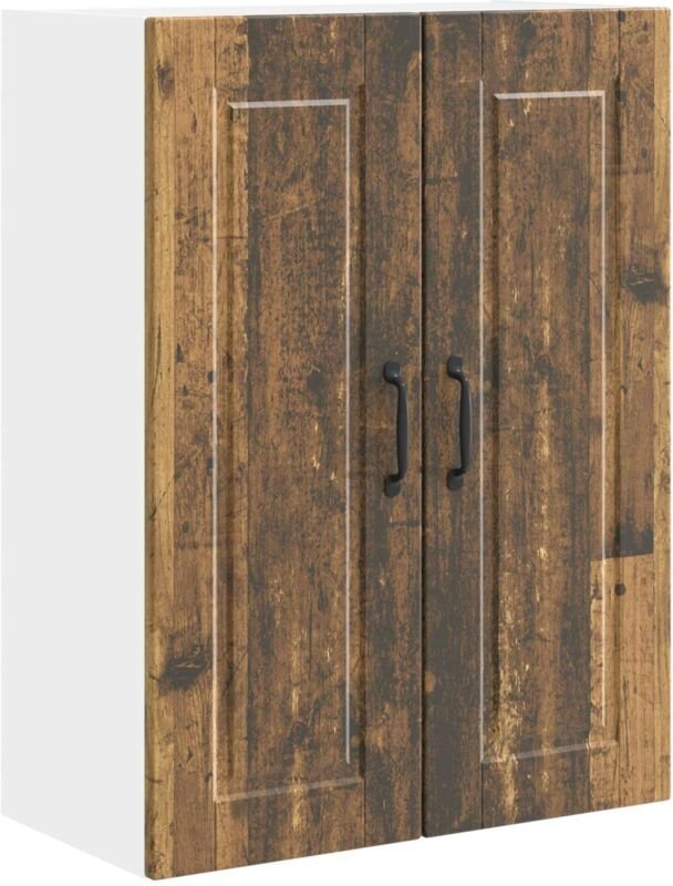 Küchenschrank mit Regal Altholz 60 x 31 x 80 cm Holzwerkstoff vidaXL