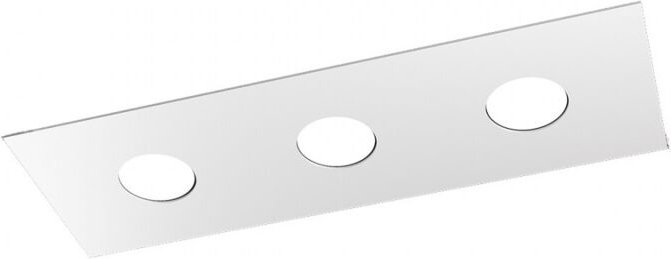 Top-light - Toplight Area rechteckige Deckenleuchte mit 3 Lichtern und GX53-Fassung, weiße Struktur, modernes Design 60x...