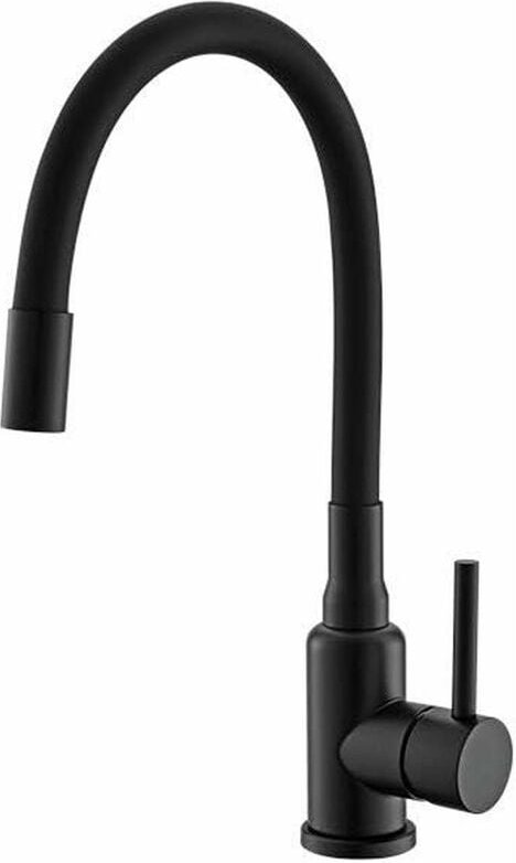 Alveus - Mintas - Spültischarmatur mit flexiblem Arm, schwarz matt 1144433