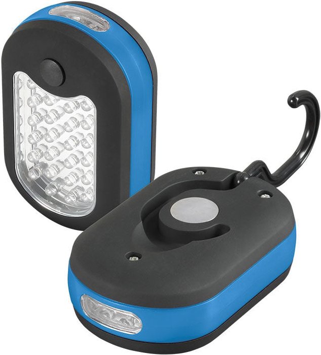 Arbeiitsleuchte 24+3 led taschenlampe werkstatt lampe camping magnet Fervi 0291