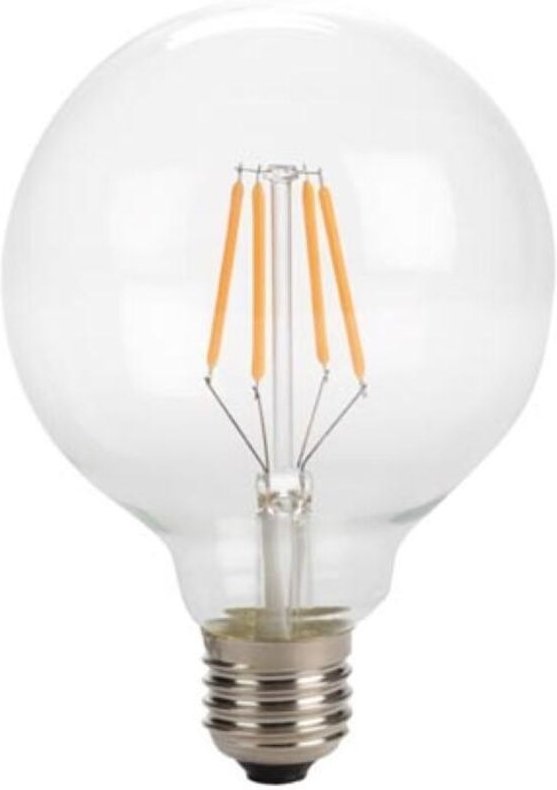 Toolland - retro-lampe mit led-filament - T95 - 4 w - E27 - intensive farbwiedergabe -WARMWEIß