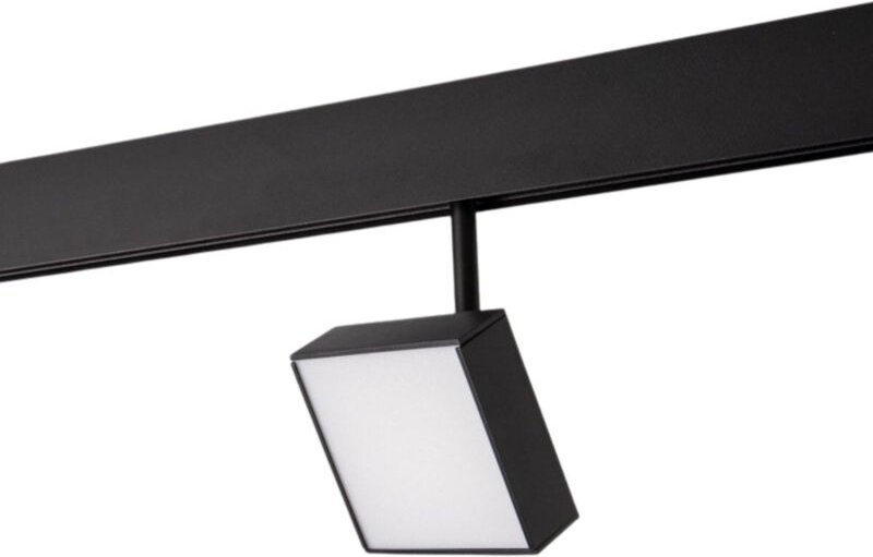 Quadratische LED-Leuchte für 48V Magnetschienen - 9W - CRI90 -