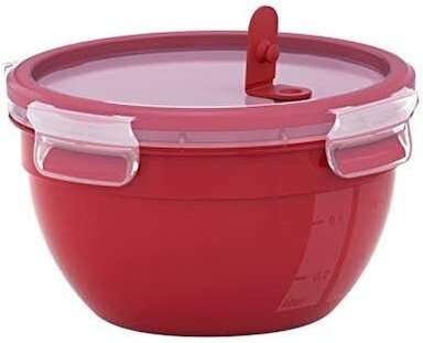 Emsa N1060600 Clip & Micro Mikrowellenbehälter, rot, 2,6 L