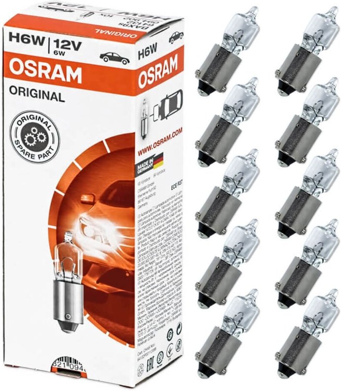 Osram - Automotive 64132 Halogen Leuchtmittel Standard H6W 7 w 12 v