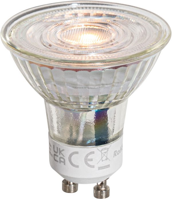 GU10 50mm LED-Glühbirne klar 4,5W 360 lm 2700K