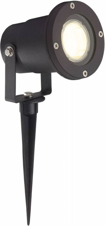 Brilliant - Lampe Janko led Außenerdspieß 32cm schwarz 1x LED-PAR51, GU10, 3W LED-Reflektorlampe inklusive, 250lm, 3000K...