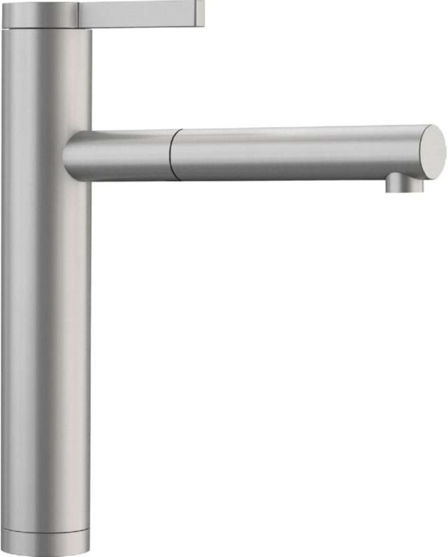 Blanco Linee S - Küchenarmatur, mit ausziehbarem Anschluss, Edelstahl 517593