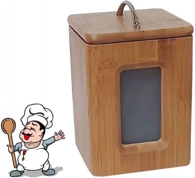 Bambus Gewürzbehälter, Salz- und Pfefferbehälter