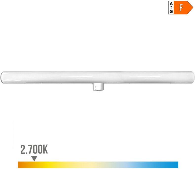 EDM - Linestra led, 1 Fassung, S14D, 9W, 700lm, 2700K, warmes Licht, Ø3x50cm 98806