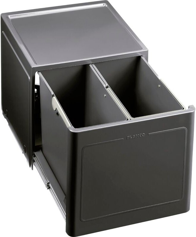 Blanco - Botton Pro - Einbaumülleimer, geteilt, Volum 26 l 517467