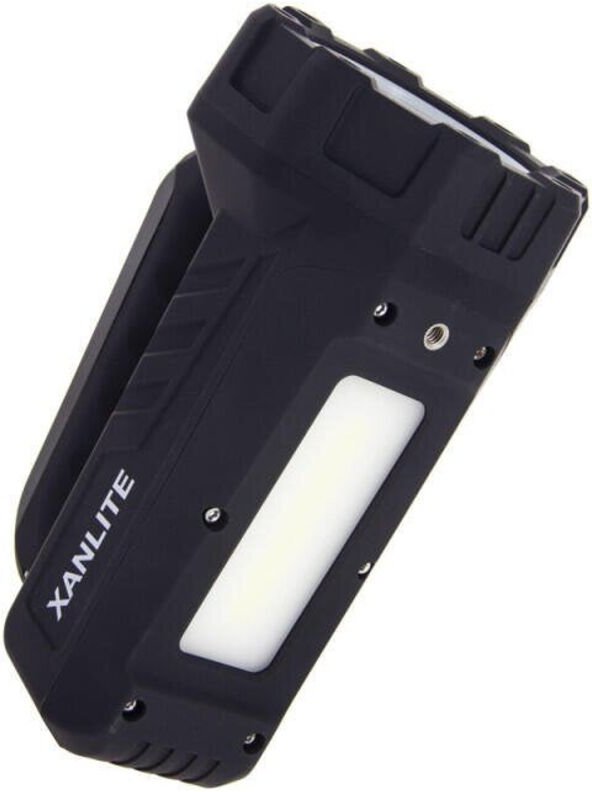 Wiederaufladbarer Xanlite-Scheinwerfer, 900/400/80 lm, 600 Meter, schwarz SANS MARQUE