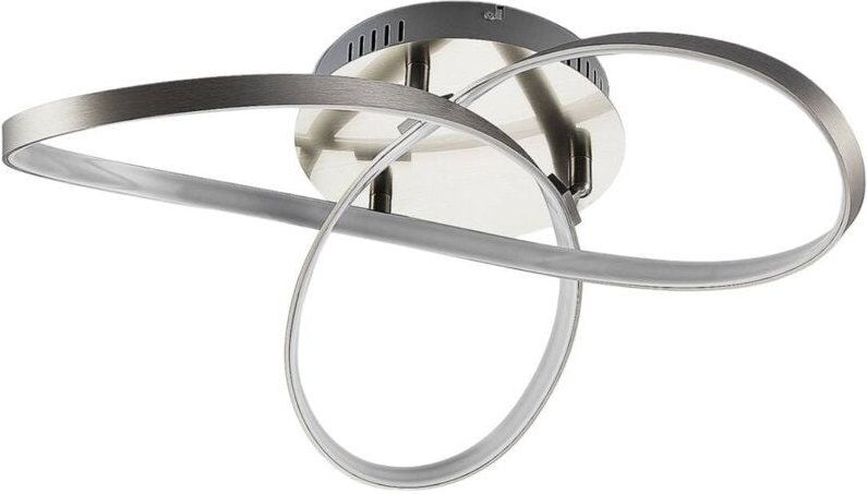 LED-taklampa "Saliha" aus aluminium / grå / zink für vardagsrum / matsal von Lindby