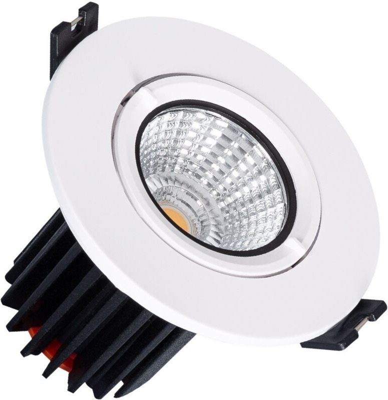 Efectoled - led Downlight Einbaustrahler 10W Rund lifud Ausschnitt Ø70 mm 3000K 55º Warmweiß