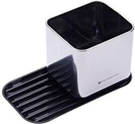 Kitchen Craft Organizer de kitchen sink de mit Schwammhalter de und Bürstenhalter, Silber/Schwarz, 20 x 11 x 11 cm