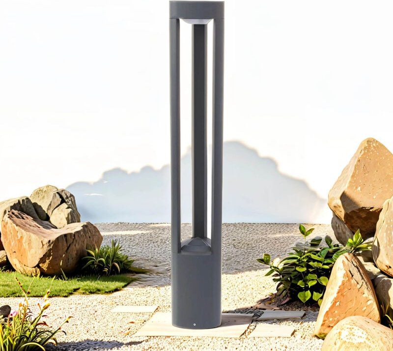 Licht-erlebnisse - Außenleuchte Anthrazit 80 cm IP54 GX53 Modern Wegeleuchte Garten Outdoor Stehlampe