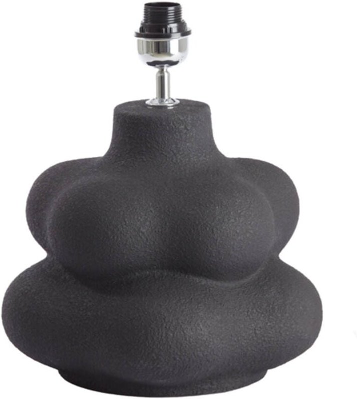 Tischlampe - Carilo - schwarz - keramik - - Light&living