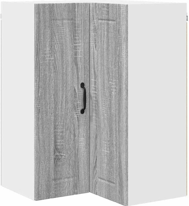 Küchenhängeschrank Graues Sonoma 57 x 57 x 80 cm Holzwerkstoff vidaXL