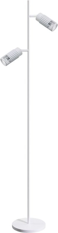 VERTIKALE WEISSE STEHLEUCHTE 1xGU10