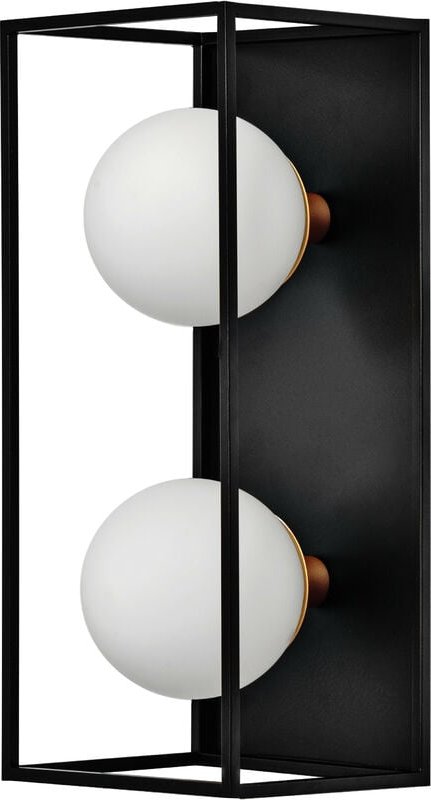 LEDVANCE DECOR Square Badezimmer-Wandleuchte 350X150 IP44, schwarz, G9 Sockel für den Austausch des Leuchtmittels, kann ...