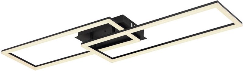 Globo - deckenleuchte - Tatjana - schwarz - metall - led -