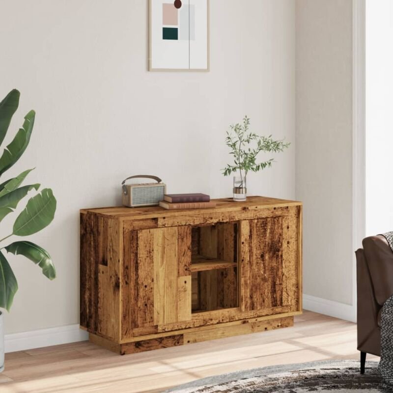 Sideboard Altholz-Optik 102x35x60 cm Holzwerkstoff - Vidaxl