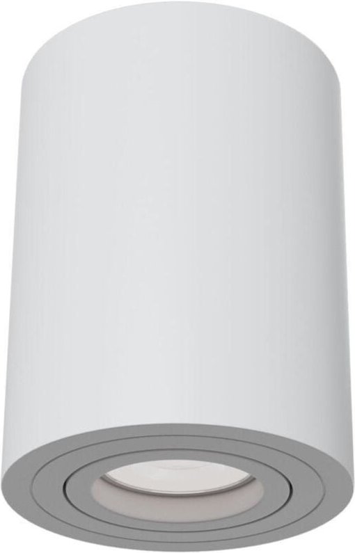 Maytoni - Deckenlampe Leuchte Aufbaulampe Wohnzimmerleuchte 1 flammig Alu weiß d 8,5 cm