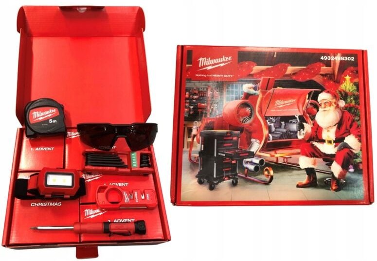 Milwaukee - Werkzeug Weihnachtskalender 2024 Adventskalender 6 teilig ( 4932498302 )