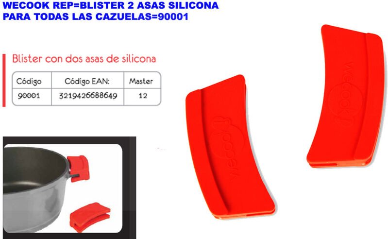 Ersatz-WECOOK-Silikongriffe für Auflaufformen 90001