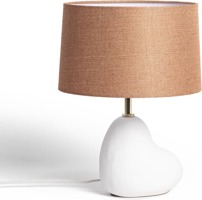 Ledkia - Tischlampe aus Keramik Bulga Weiß