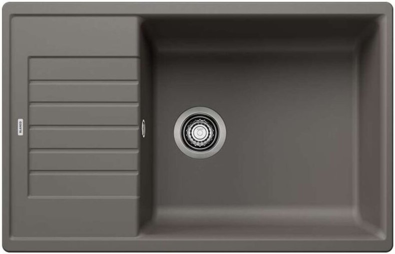 Zia xl 6 - Silgranitspüle, 78x50 cm, grau 527397 - Blanco