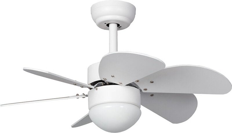 Techbrey - Deckenventilator Lautlos Orion Weiss 81cm DC-Motor Weiß , , Wifi: