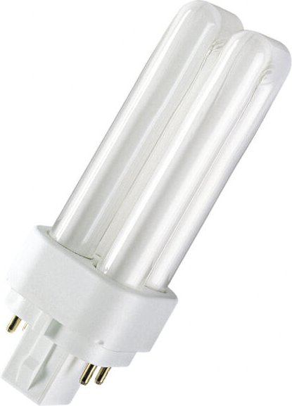 Osram Kompaktleuchtstofflampe DULUX D/E - G24q, 830 Warmweiß - 18W