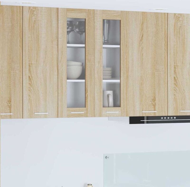 Hängeschrank Riga Sonoma-Eiche 60 x 31 x 80 cm Holzwerkstoff vidaXL