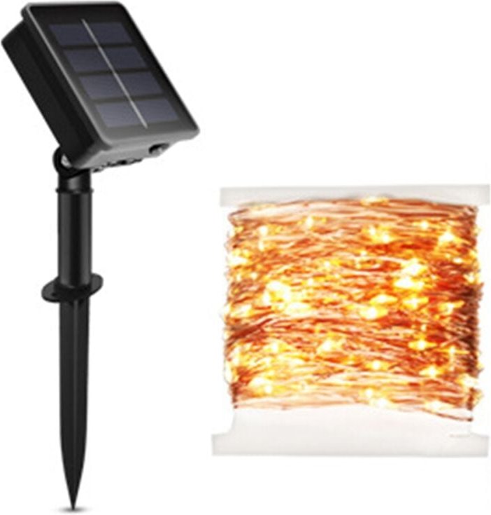 Led Solar Lichterkette Outdoor Wasserdicht mit 8 Modi Dekoration für Garten Terrasse Tor