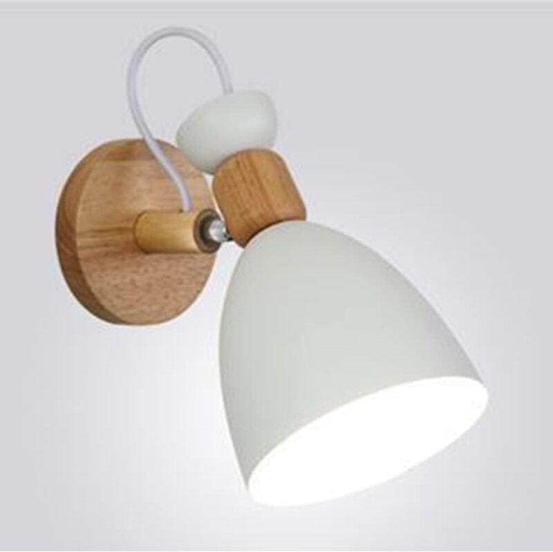 Thumbnail - Moderne, kreative, einfache Wandlampe aus Eisen mit E27-Fassung, nordischer Art-Deco-Stil für Schlafzimmer, Wohnzimmer, ...
