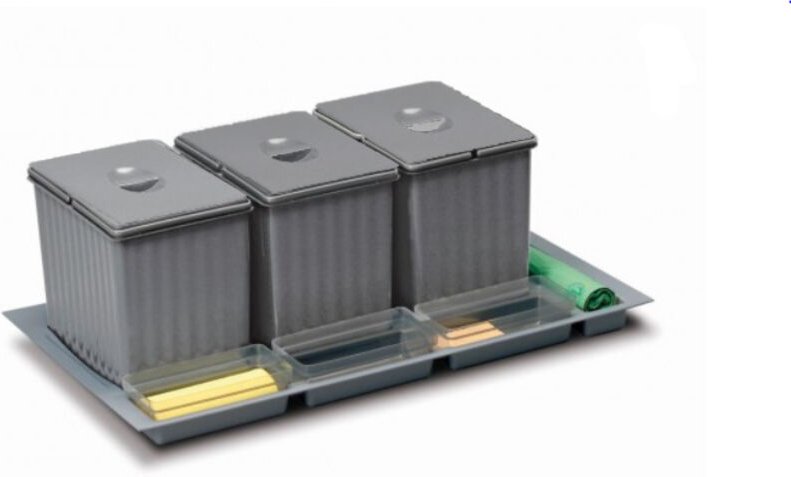 Sistema 902/3 900mm 3x16l Abfallsortierer SANS MARQUE