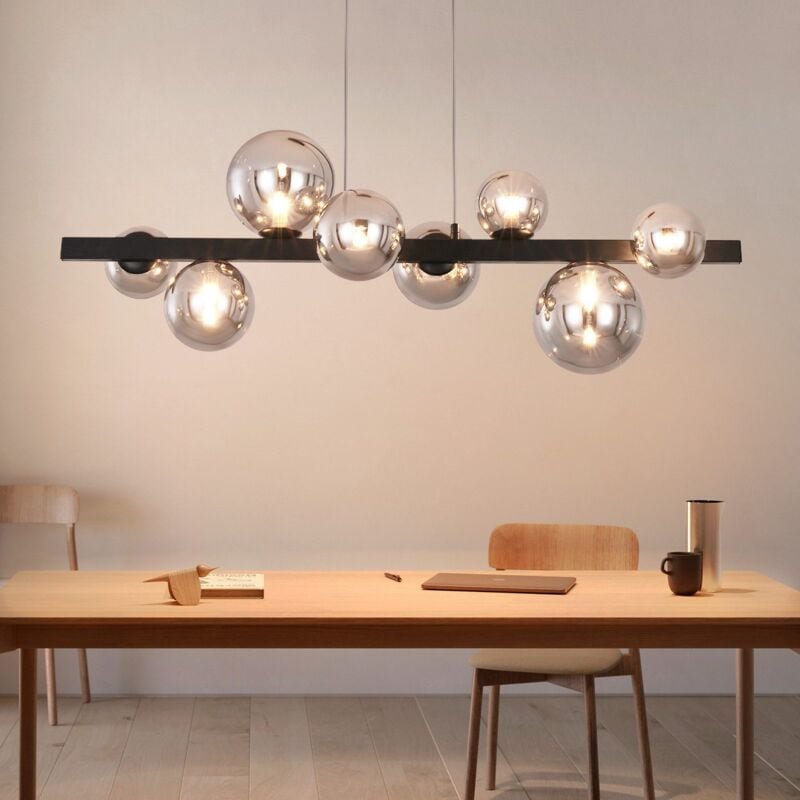 Thumbnail - GBLY Pendelleuchte Esstisch Hängelampe Wohnzimmer - Küchenlampe Hängend G9 Hängeleuchte 8 Flammig Esstischlampe Esszimme...