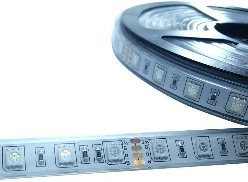 Barcelona Led - LED-Streifen 24V-DC 72W mehrfarbig rgb IP67 Rolle 5 Meter