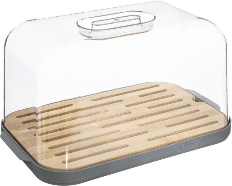 5five Simply Smart - Brotkasten fresh eat grau 29cm - 5five