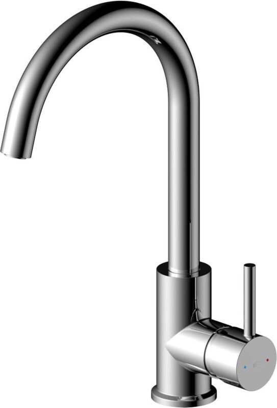 Essebagno Kiwo Mischbatterie für Spüle verchromt