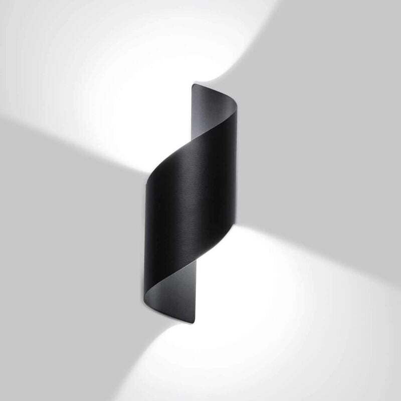 12-W-LED-Außenwandleuchte, IP66 wasserdicht, moderne Aluminium-Außenwandleuchte für Hof, Garten, Terrasse, Mauernähe, Pa...