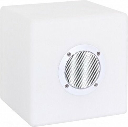 Bizzotto - rgb led Würfel Lampe Bluetooth Lautsprecher für Schwimmbad mit Fernbedienung -20x20 cm