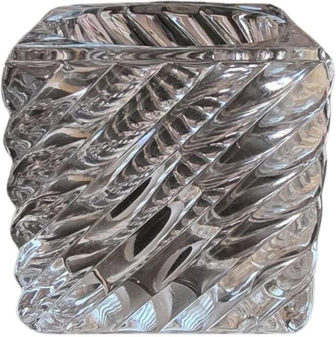 Lexia Glaslampenschirm 7x7cm transparent Öffnung 3cm