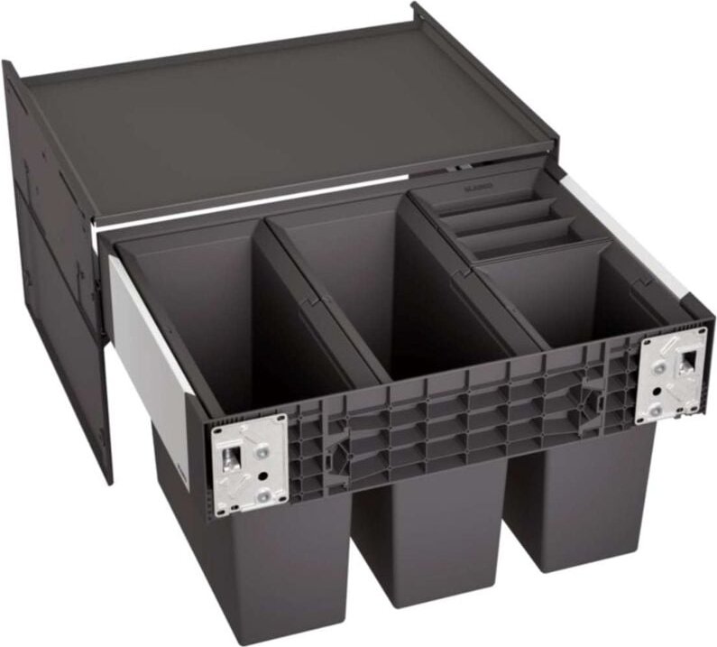 Select - Einbaumülleimer, geteilt, Volum 42 l 526206 - Blanco